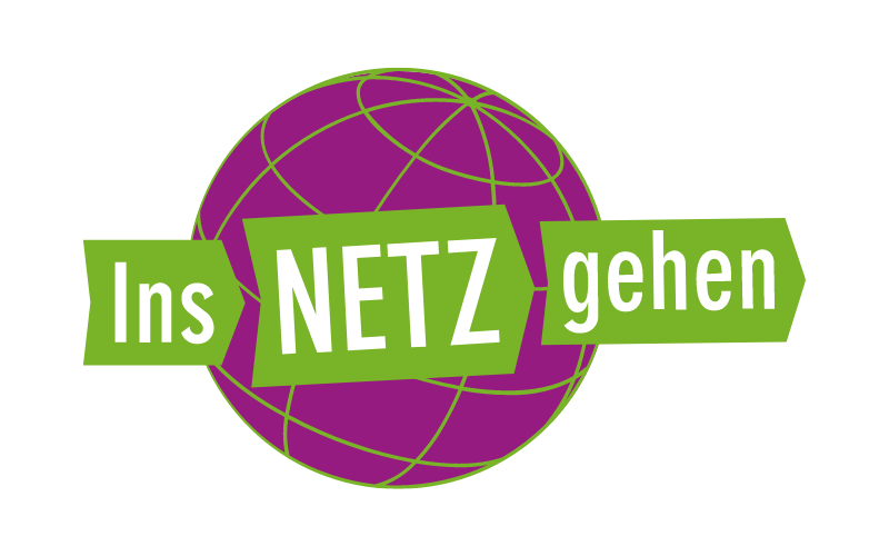 Logo der Kampagne "Ins Netz gehen" der Bundeszentrale für gesundheitliche Aufklärung