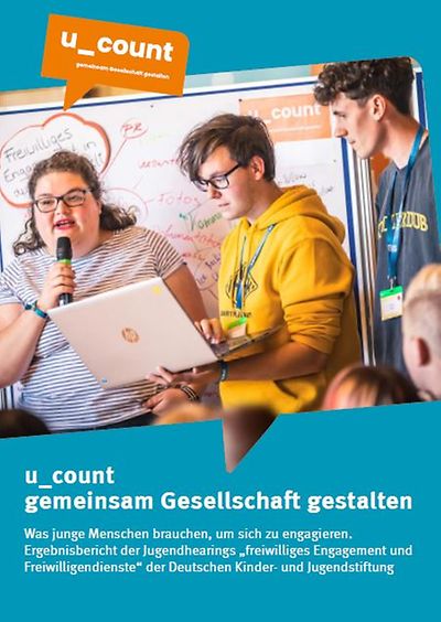 Titelseite Broschüre u_count - gemeinsam Gesellschaft gestalten