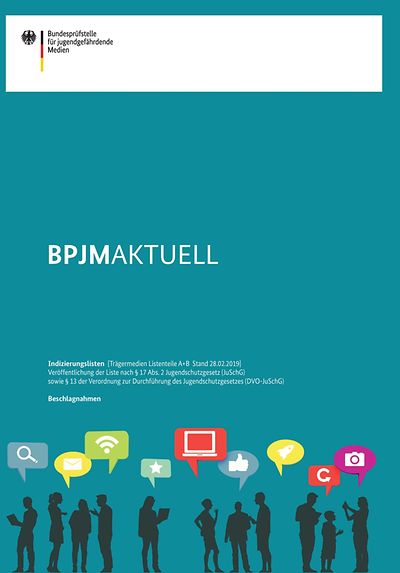 Titelbild der Fachzeitschrift "BPJM Aktuell"