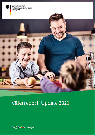 Titelseite Väterreport. Update 2021