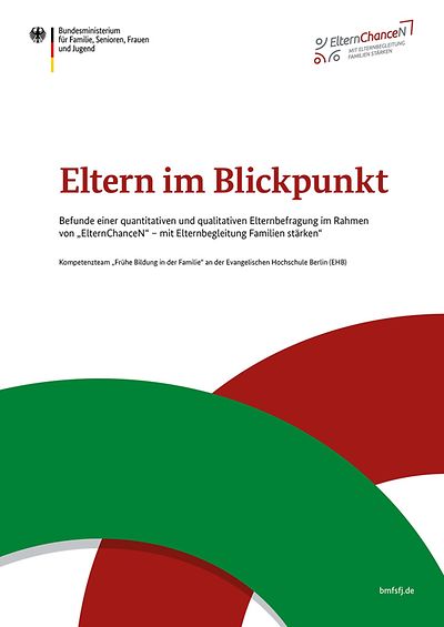 Titelseite der Broschüren "Eltern im Blickpunkt"