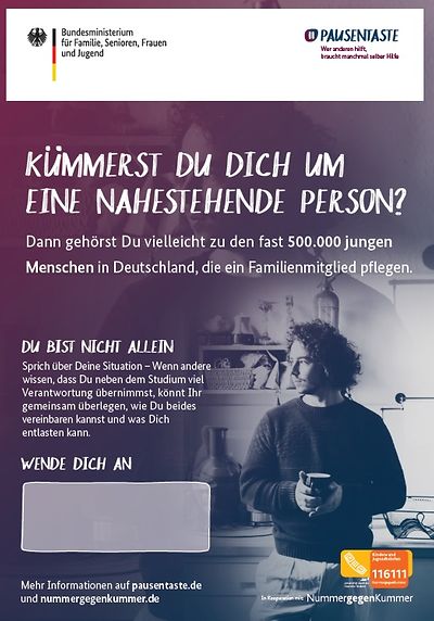 Poster Projekt "Pausentaste"