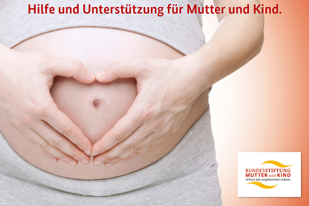 Postkarte Bundesstiftung Mutter und Kind